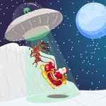 Christmas Santa Claus Alien War