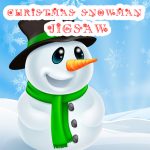 Christmas Snowman Jigsaw Puzzle