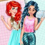 Jasmine and Ariel Wardrobe Swap