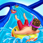 Slippery Water Slides Aquapark.io