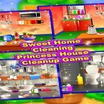 Sweet Home Cleaning : Princess House Cleanup Game